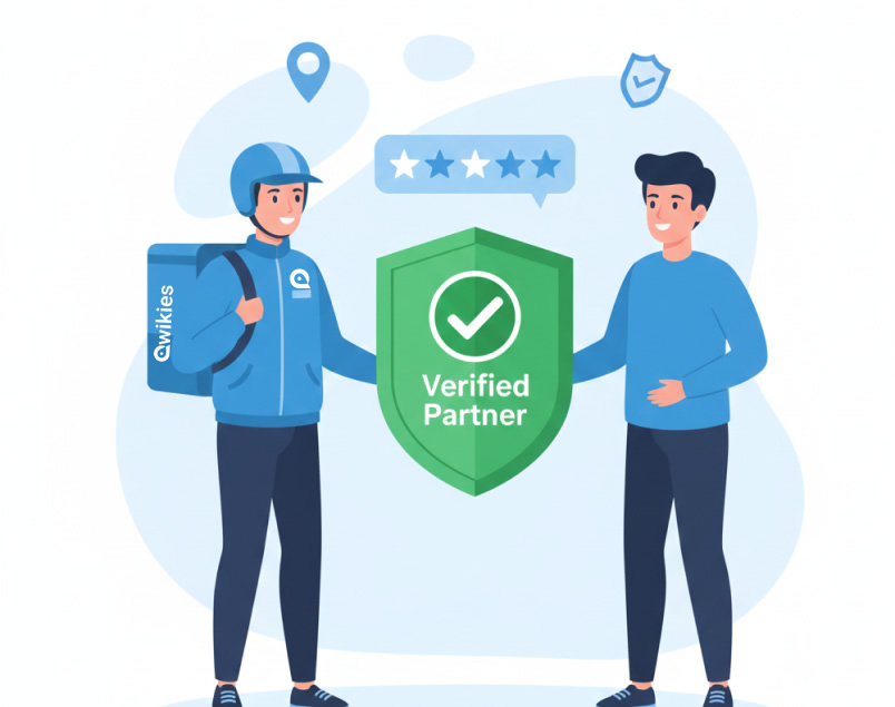 Driver and passenger greeting